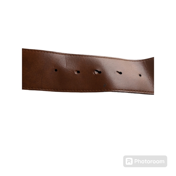 Brown Belt with Square Buckle. - Picture 5 of 10